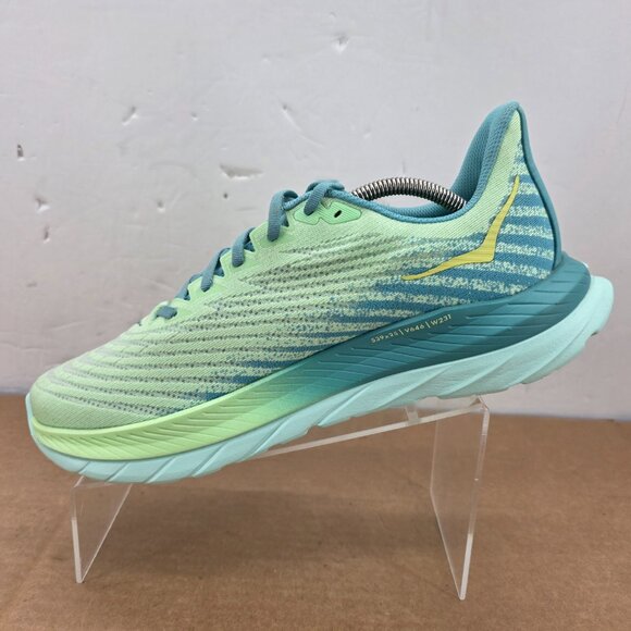 Hoka One One Mens Mach 5 1127893 LGOM Green Running Shoes Sneakers Size 11.5 D - Picture 4 of 16